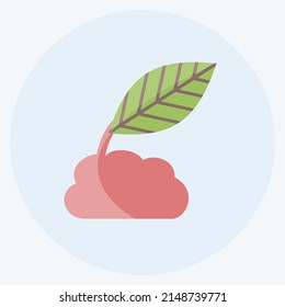 Plantación de iconos. adecuado para el símbolo Spring. estilo plano. diseño simple editable. vector de plantilla de diseño. ilustración de símbolo simple