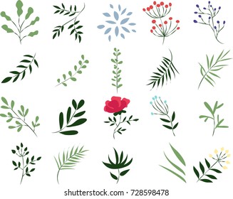 icon plants nature vector 