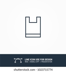 icon plastic bag