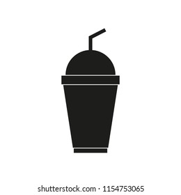 Icon of plastic Cup with dome.