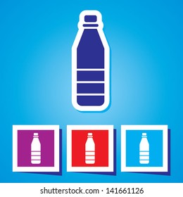 Icon of plastic water bottle