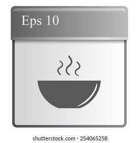 icon of the plate for soup