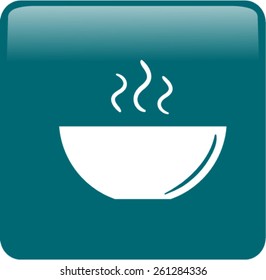 icon of the plate for soup