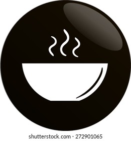icon of the plate for soup