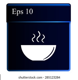 icon of the plate for soup