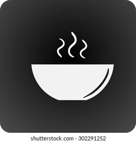 icon of the plate for soup