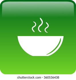 icon of the plate for soup