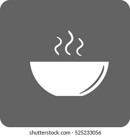 icon of the plate for soup