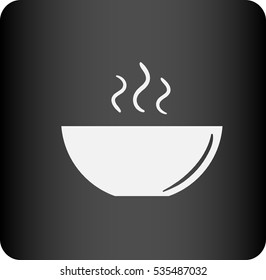 icon of the plate for soup