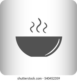 icon of the plate for soup