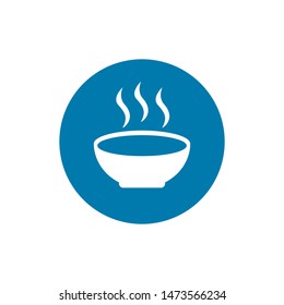 icon of the plate for soup. Trendy modern vector symbol for web site design or mobile app.