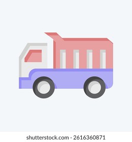 Icon Platform Scale. related to Civil Engineering symbol. flat style. editable