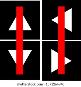 icon play button inverted.