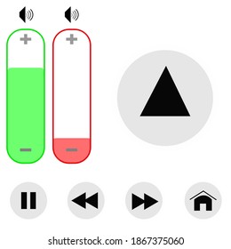 Icon play button music player