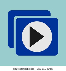 icon play design graphic simple ang dinamis vector