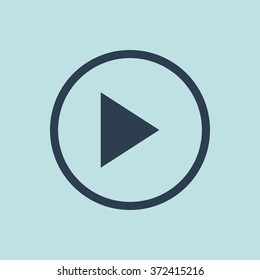Icon Of Play. EPS 10