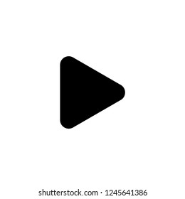 Icon Play, Eps10, White Background