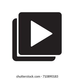icon play media library