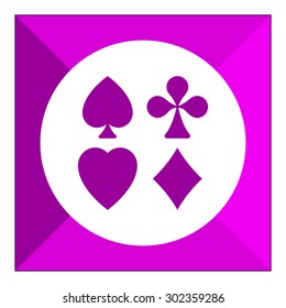 Icon of playing card suits