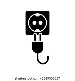 Icon a plug-in, isolated against a clean background.