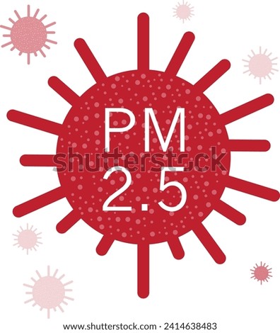 icon pm2.5 vector illustration for designer.