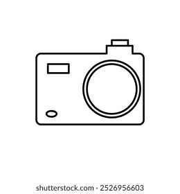 icon pocket digital camera vector