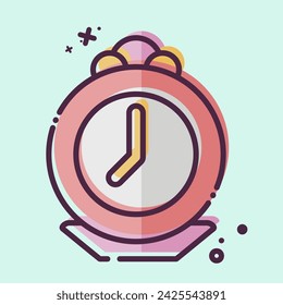 Icon Pocket Watch. related to Jewelry symbol. MBE style. simple design editable. simple illustration