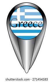 icon pointer to the flag of the country Greece