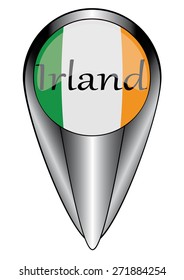 icon pointer to the flag of the country Ireland (in german)