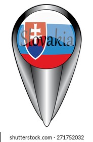 icon pointer to the flag of the country Slovakia