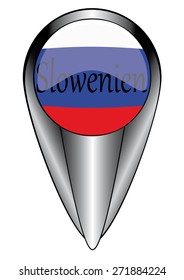 icon pointer to the flag of the country Slovenia (in german)