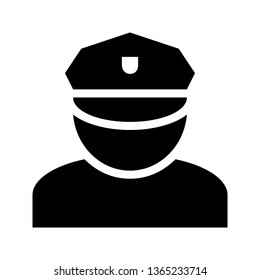 the icon of a police officer