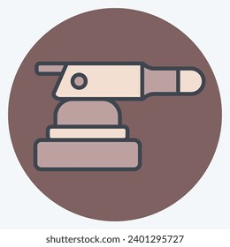 Icon Polishers. related to Construction symbol. color mate style. simple design editable. simple illustration