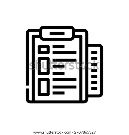 icon poll with style outline