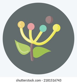 Icono Polen. adecuado para la granja Bee. Estilo plano. diseño simple editable. vector de plantilla de diseño. ilustración simple