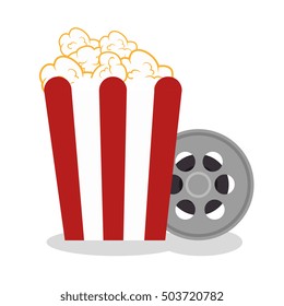 icon pop corn cinema design