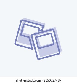 Icon Portfolio Management. suitable for IT Services symbol. two tone style. simple design editable. design template vector. simple symbol illustration
