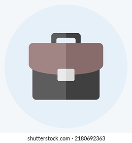 Icon Portfolio. suitable for Art symbol. Flat Style. simple design editable. design template vector. simple illustration