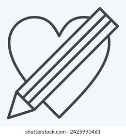 Icon Portofolio. related to Creative Concept symbol. line style. simple design editable. simple illustration