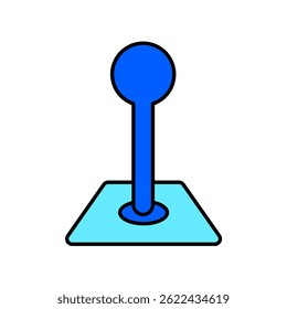 Icon a position, isolated against a clean background.