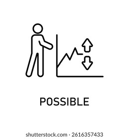 Icon a possible, isolated against a clean background.
