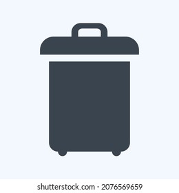 Icon Pot 2 - Glyph Style - Simple illustration, Editable stroke, Design template vector, Good for prints, posters, advertisements, announcements, info graphics, etc.