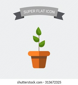 Icon Of Potted Plant