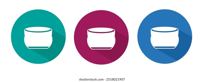 Icono para Ilustración vectorial en maceta en piso.