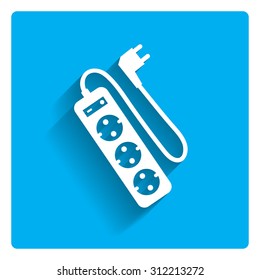 Icon of power extension cord