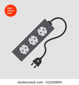 Icon of power extension cord