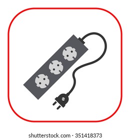 Icon of power extension cord