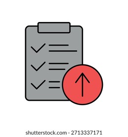 Ícone uma prática, isolada contra um fundo limpo.