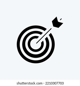 Precisión de icono. adecuado para el símbolo Startup. estilo glifo. diseño simple editable. vector de plantilla de diseño. ilustración simple