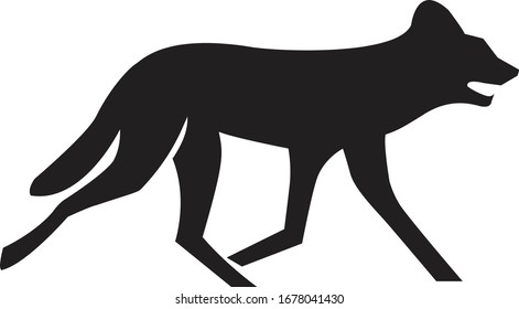 Seitenansicht des Icon-Räubers